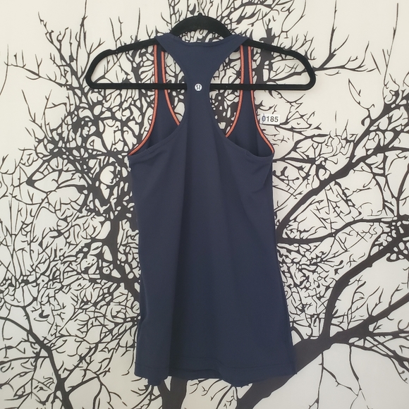 LULULEMON Athletica Navy Blue Racerback Tank Top 6 - Picture 4 of 7